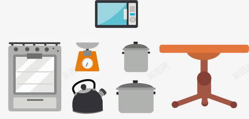 厨房里的艺术 锅具、烤箱与餐桌的创意交响曲